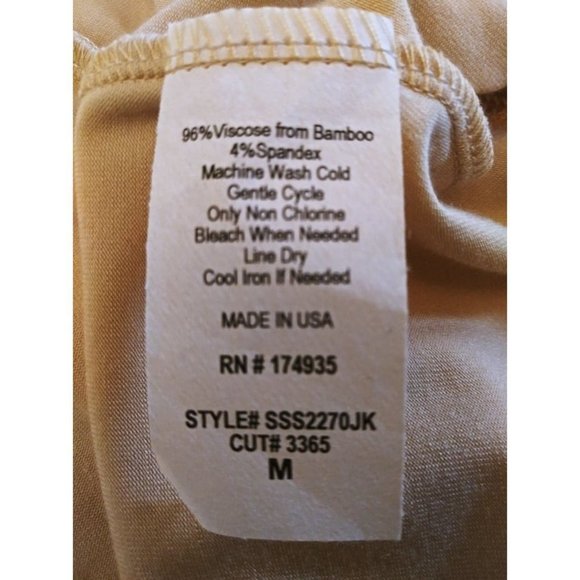 Renee C Extra Soft Natural Bamboo Short Sleeve Open Front Cardigan SIZE M NWT - Picture 9 of 10